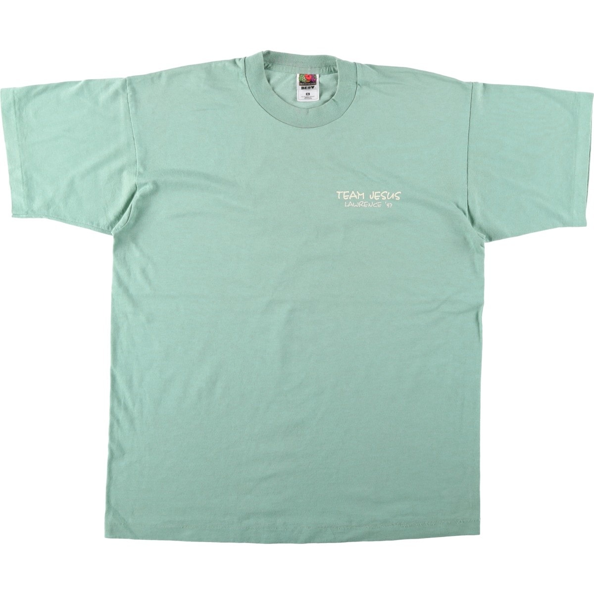 古着 90年代 フルーツオブザルーム FRUIT OF THE LOOM BEST メッセージプリントTシャツ USA製 メンズXL相当 ヴィンテージ/eaa649571