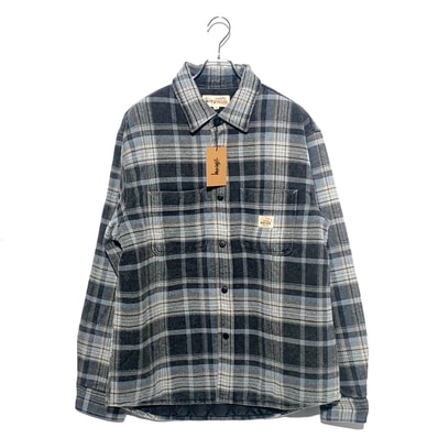 Stussy Heavy Washed Plaid Shirt "Blue" (FA24)