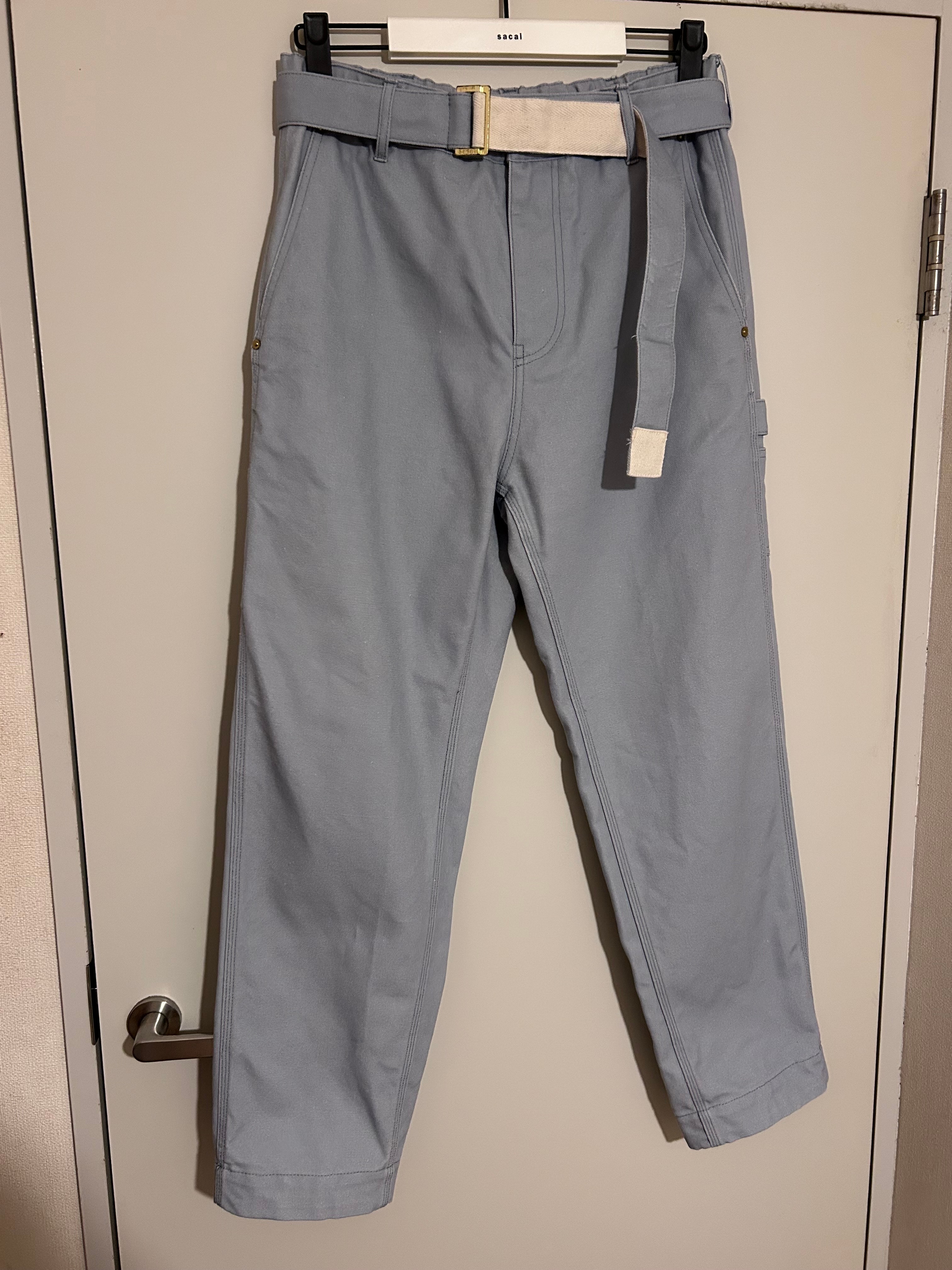 カーハート WIP x サカイ キャンバス パンツ "ライト ブルー"