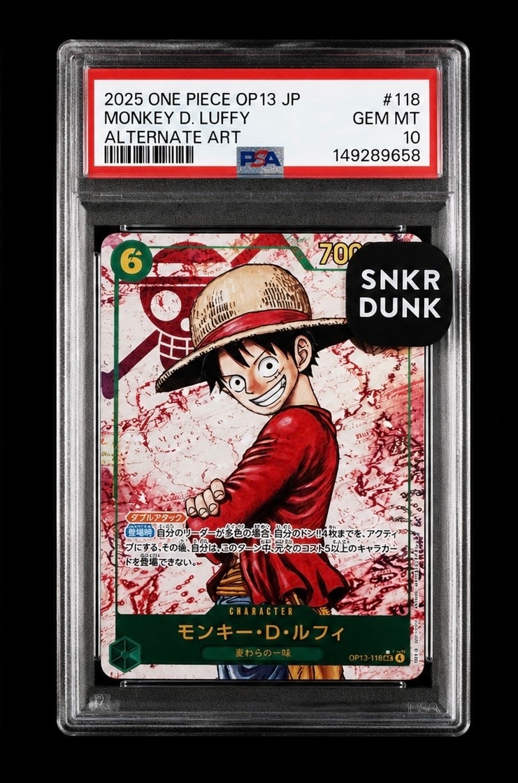 PSA10】モンキー・D・ルフィ SEC-SP (コミパラ) [OP13-118