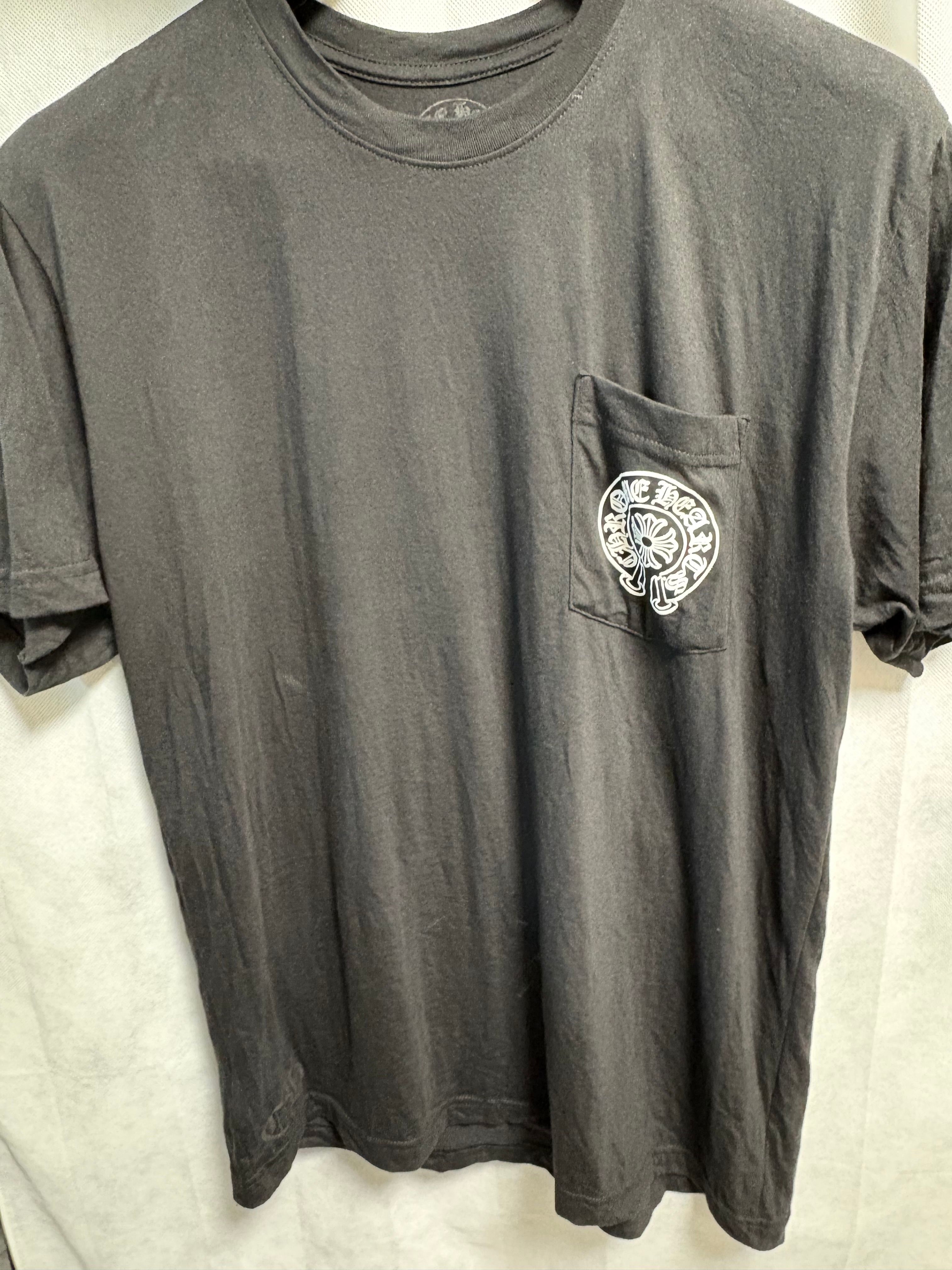 Chrome Hearts Horse Shoe Logo Pocket T-Shirt "Black"