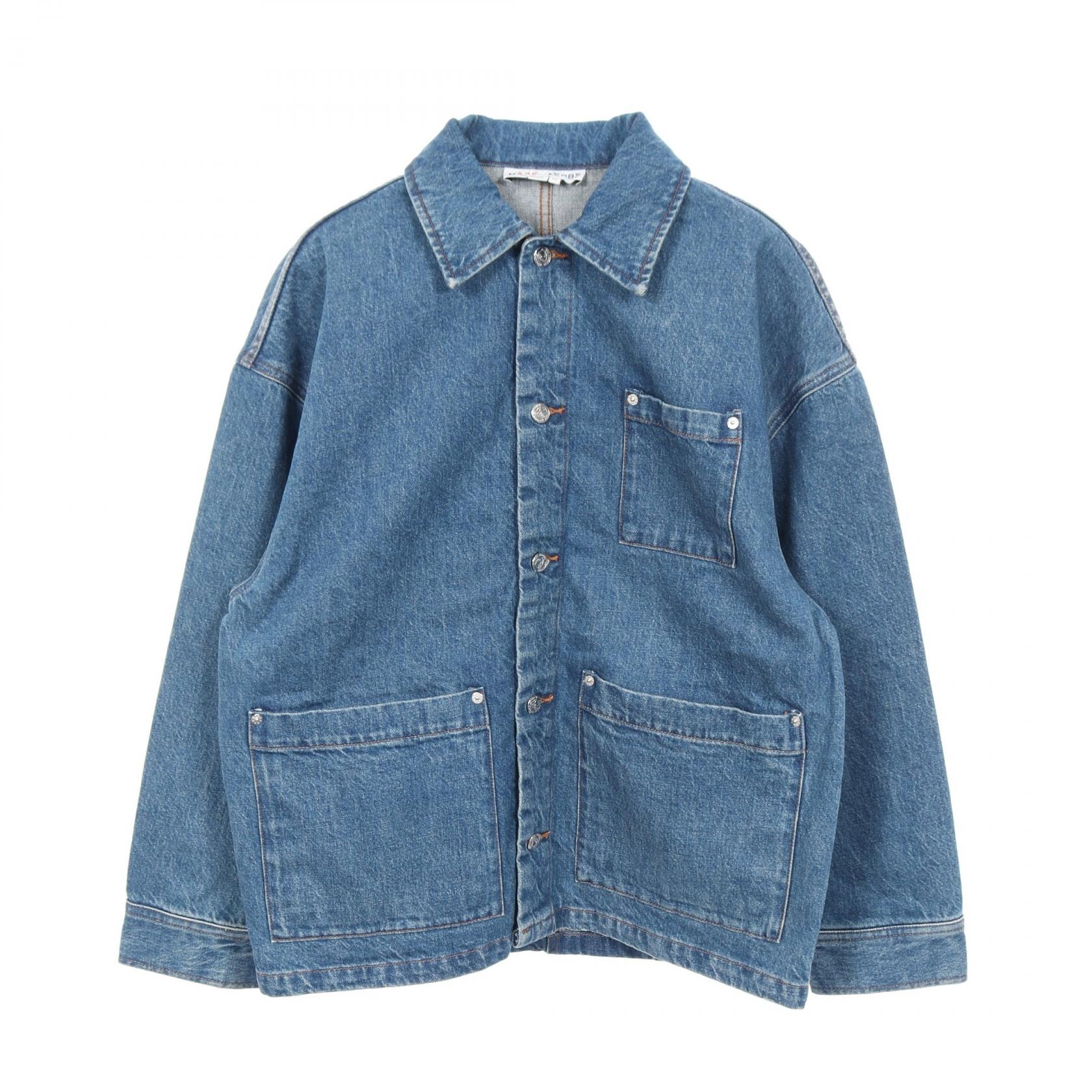 マークジェイコブス MARC JACOBS MARC JACOBS × A.P.C. The Denim Unisex Jacket デニムジャケット 衣料品 アウター コットン メンズ レディース ブルー系 【中古】