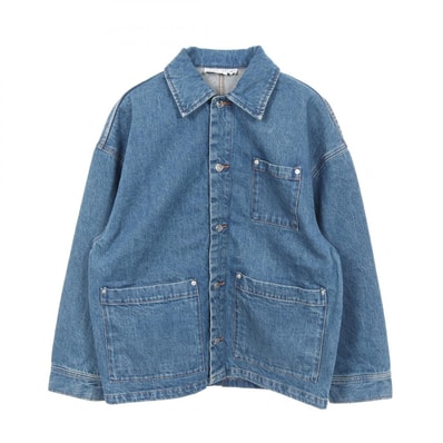 マークジェイコブス MARC JACOBS MARC JACOBS × A.P.C. The Denim Unisex Jacket デニムジャケット 衣料品 アウター コットン メンズ レディース ブルー系 【中古】