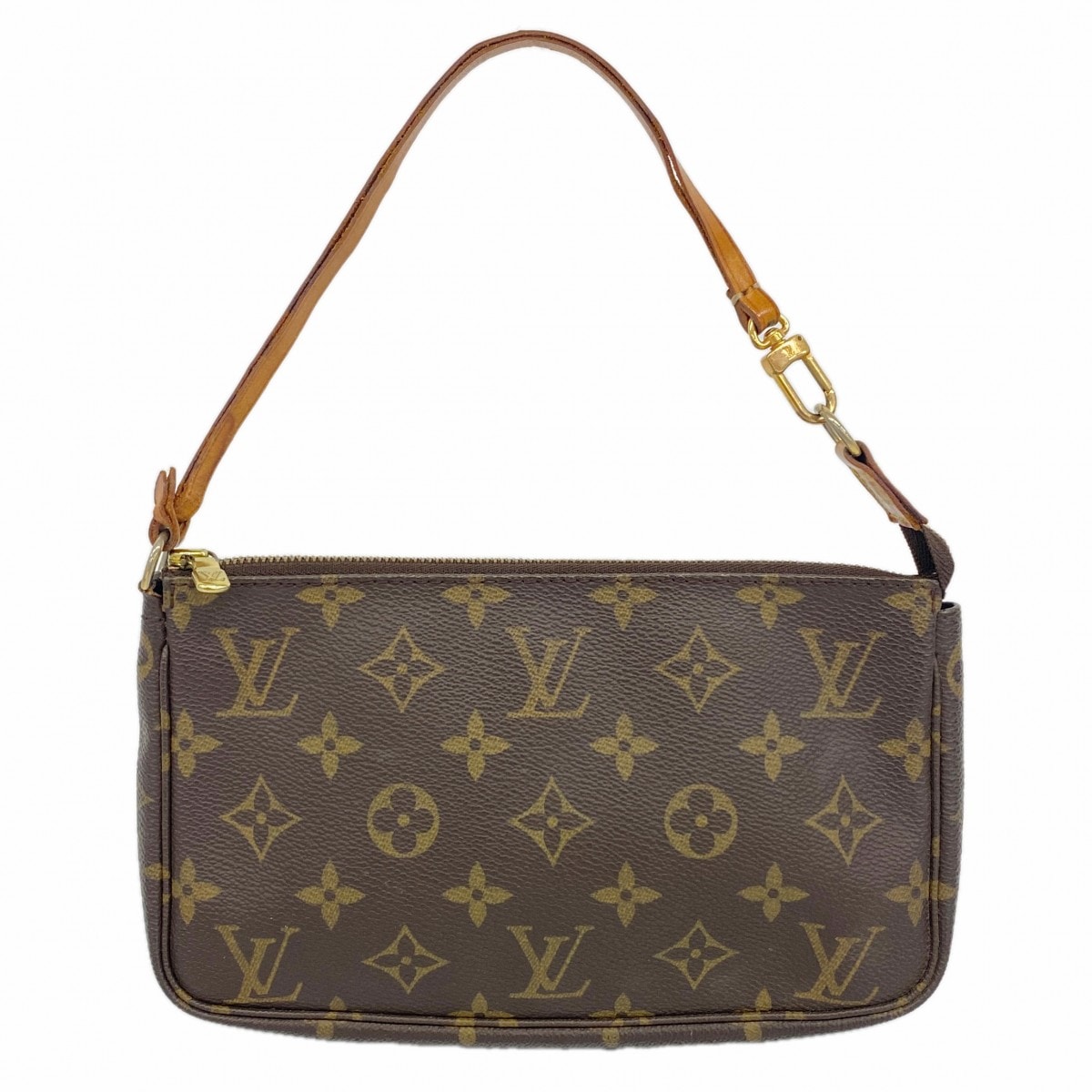 【6dd4081】ルイヴィトン ポーチ モノグラム ポシェットアクセソワール M51980 ブラウン【中古】レディース