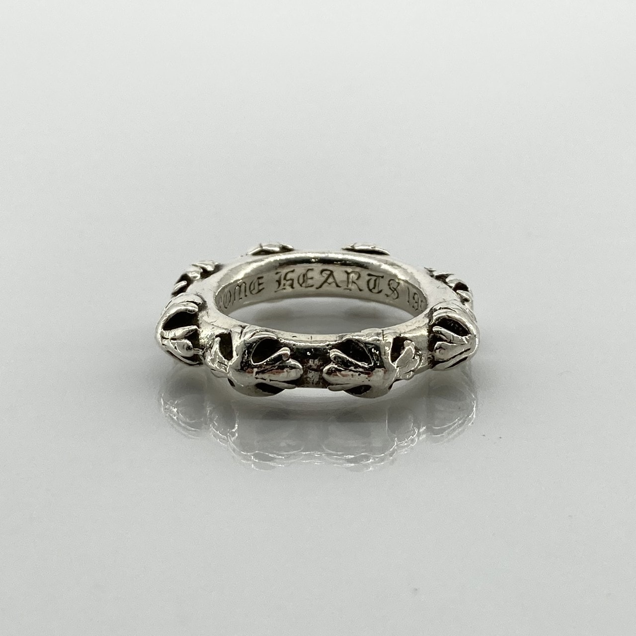 CHROME HEARTS(クロムハーツ) CROSS BAND クロスバンド SV925 リング・指輪 11.93g シルバー