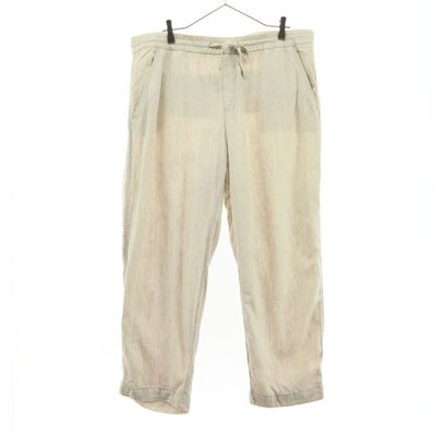 GAP ギャップ ストライプ柄 イージーパンツ XL ベージュ