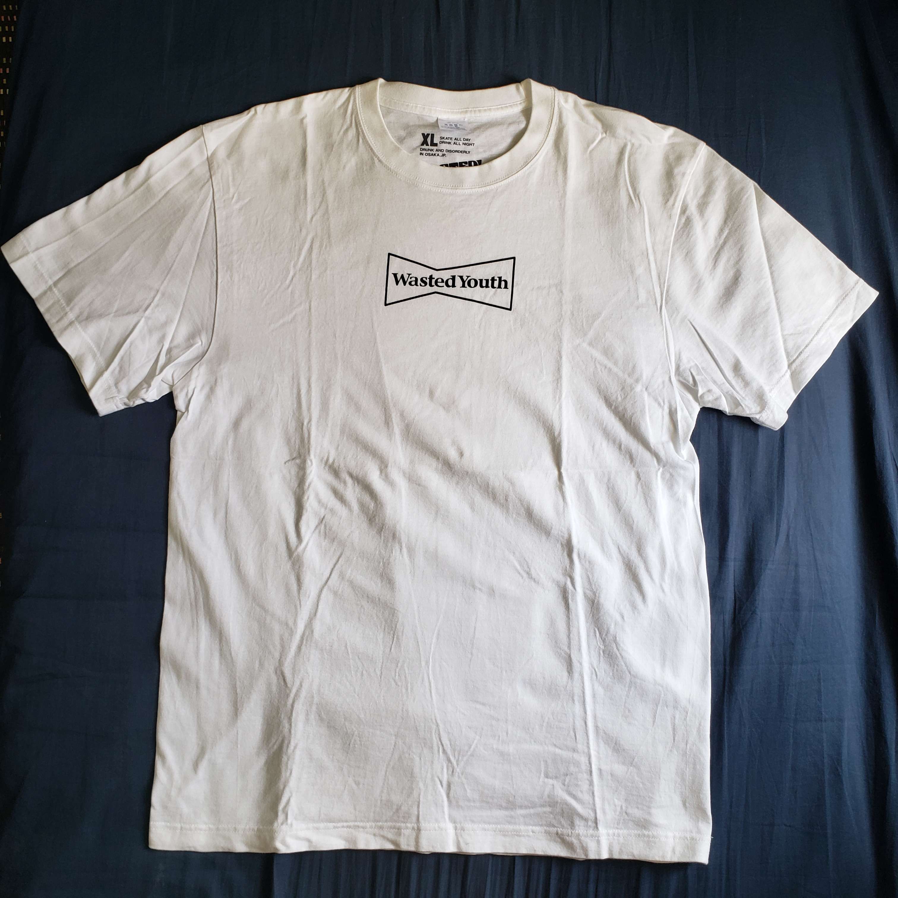 Wasted Youth FLOWER CAN TEE "White" / VERDY