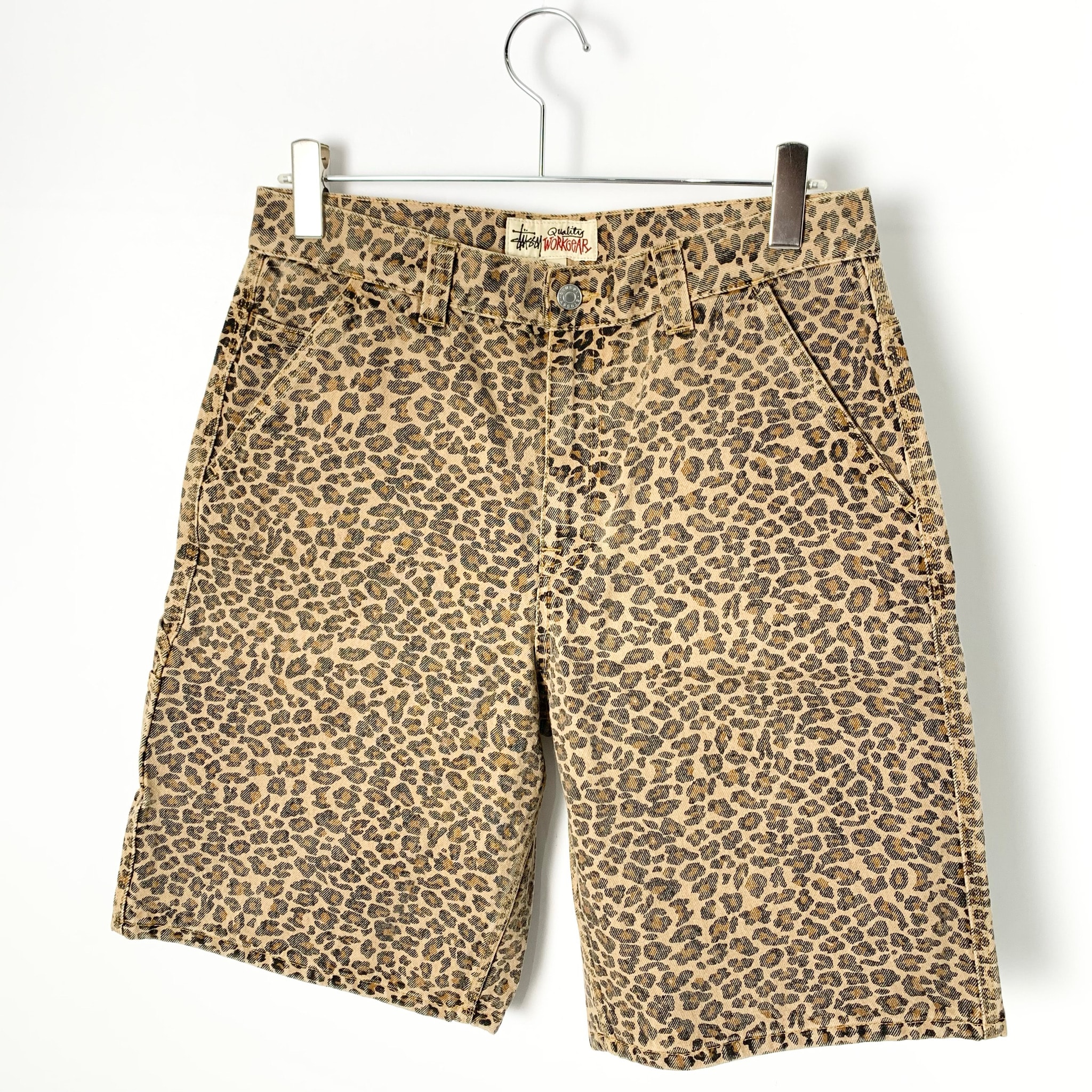 Stussy Denim Work Short "Leopard"