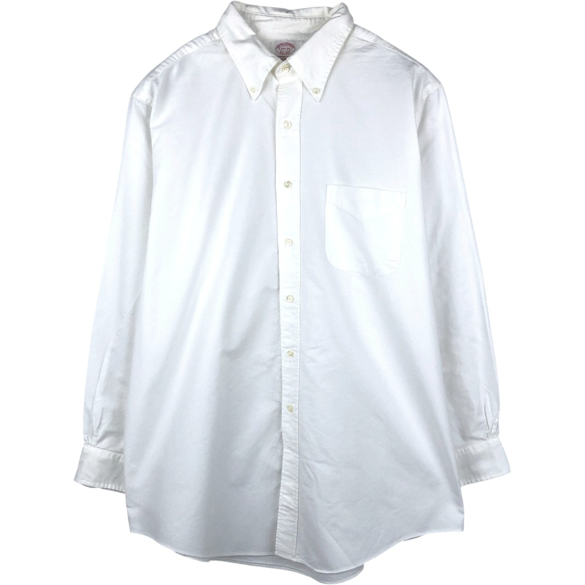 古着 ブルックスブラザーズ Brooks Brothers Est.1818 長袖 ボタンダウンシャツ USA製 メンズXL相当/eaa676882