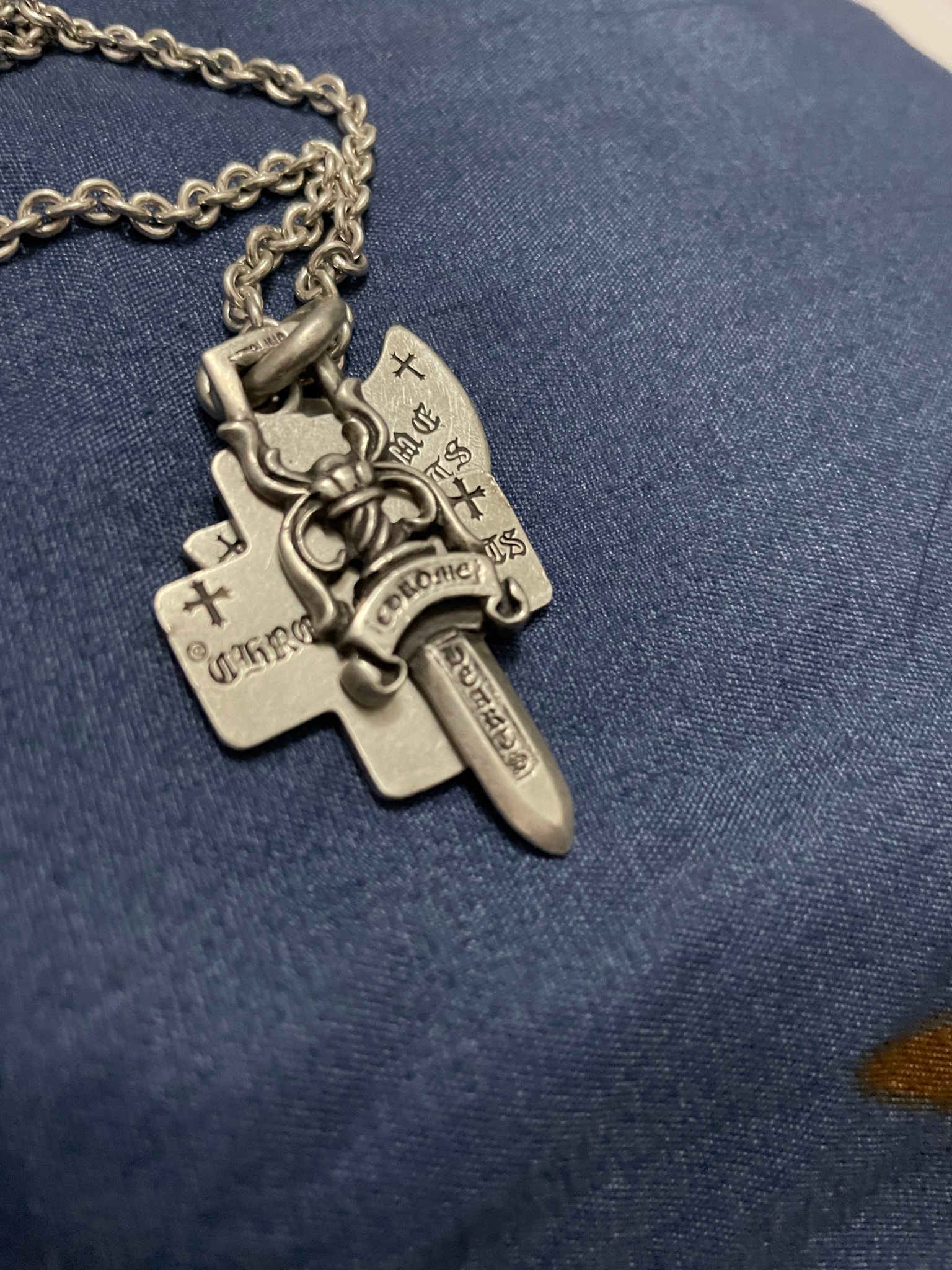 クロムハーツ 3トリンケッツ ペンダント 