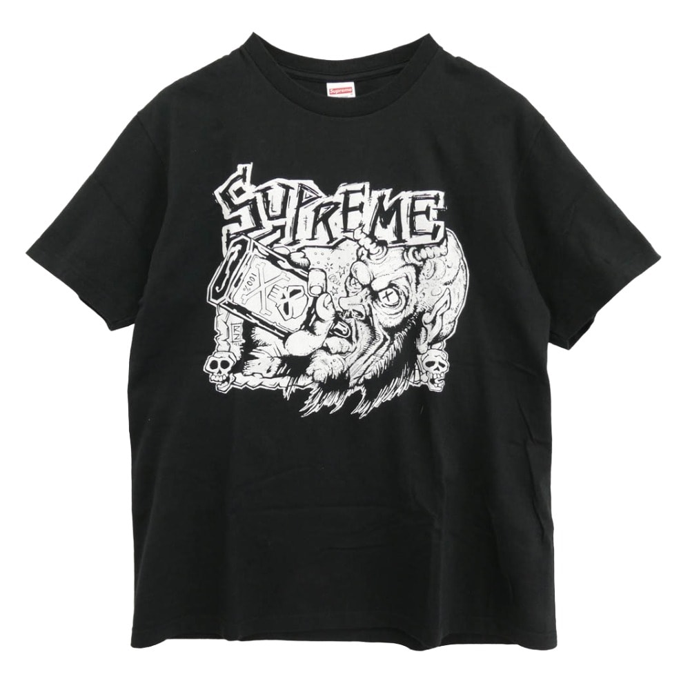 Supreme シュプリーム Tシャツ 25AW Fuckin Blowout Tee ファッキン ブローアウト プリント クルーネック 半袖Tシャツ ブラック系 M【中古】
