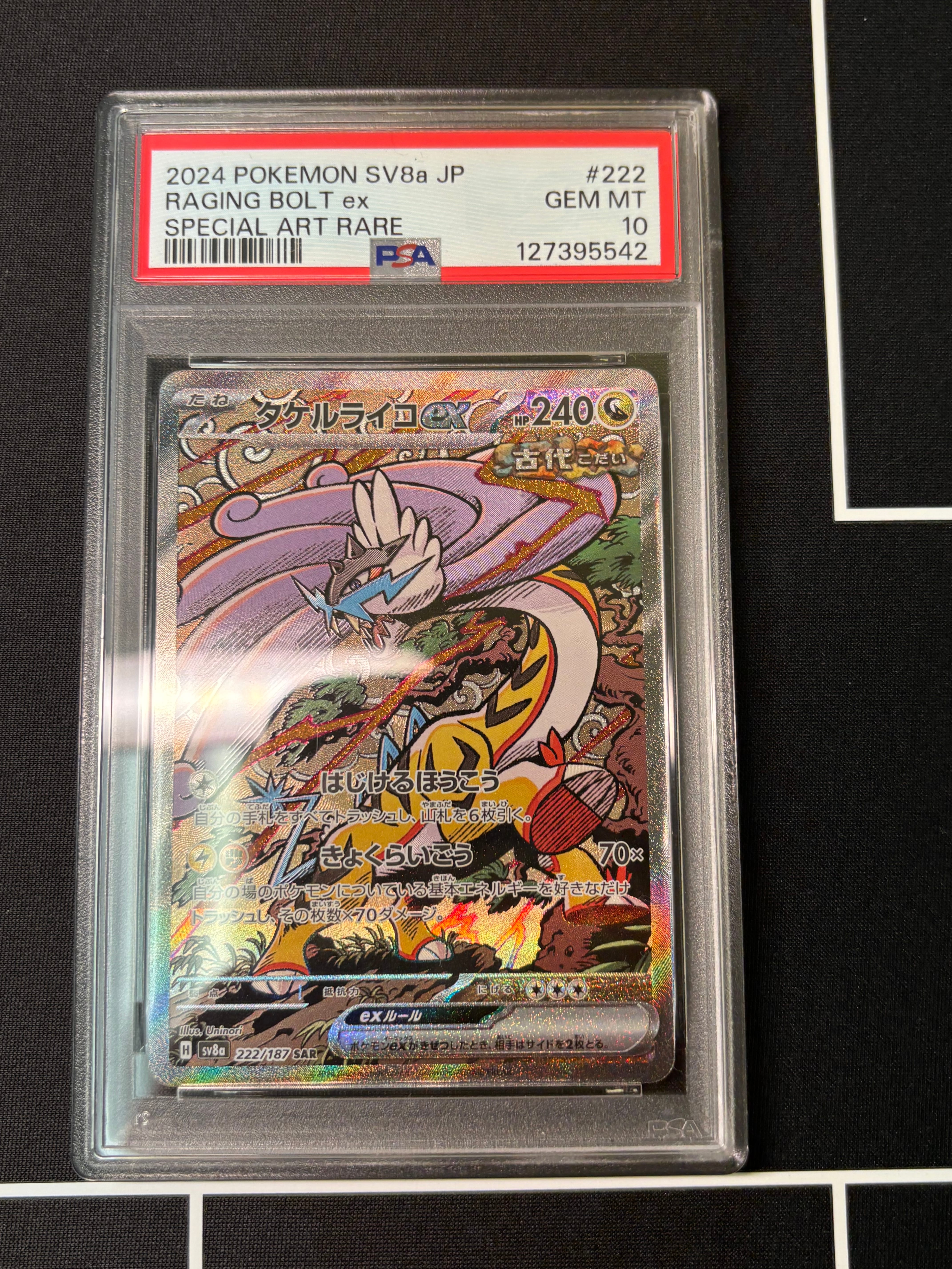 タケルライコex SAR [SV8a 222/187](ハイクラスパック「テラスタルフェスex」)