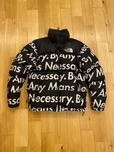 Supreme x The North Face By Any Means Nuptse Jacket "Black"