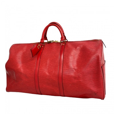 【6dd4921】ルイヴィトン ボストンバッグ エピ キーポル55 M42957 カスティリアンレッド【中古】メンズ レディース ユニセックス