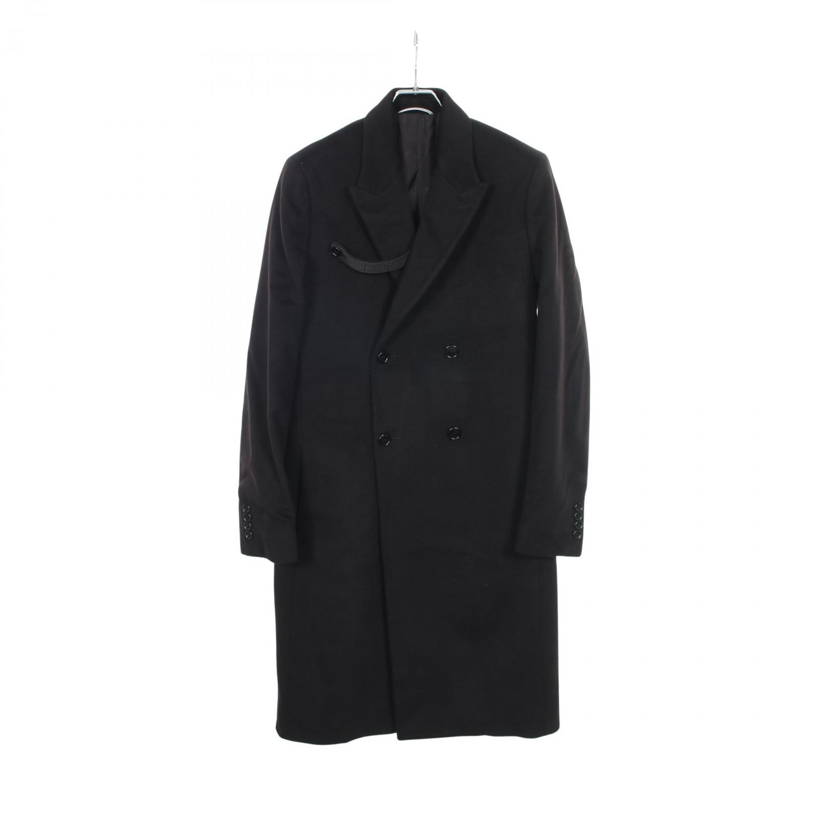 ディオール Dior ダブルブレスト 衣料品 アウター カシミヤ メンズ ブラック系 013C302A3225 【中古】