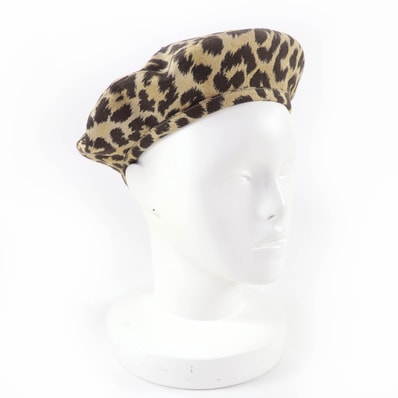 極美品 クリスチャンディオール ベレー帽 ブラウン系 レディース 57