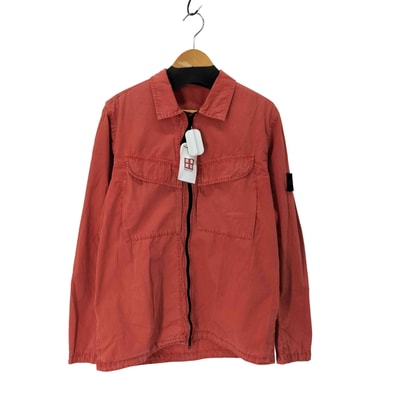 Brushed Cotton Canvas Zip Overshirt ガーメントダイ ジップ オーバーシャツ【1141767536957】
