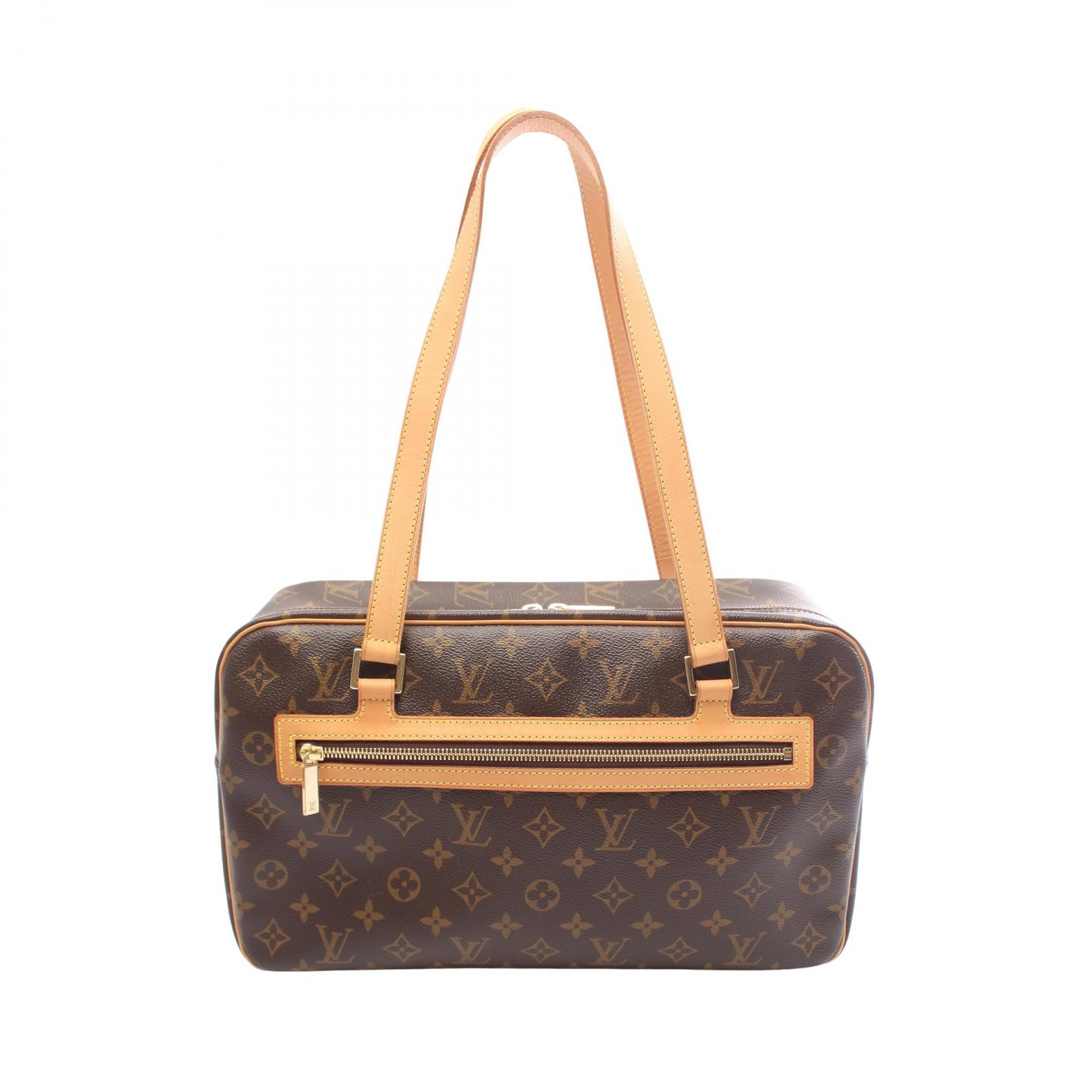 ルイ・ヴィトン LOUIS VUITTON シテGM モノグラム ショルダーバッグ バッグ PVCコーティングキャンバス レザー モノグラム レディース ブラウン系 M51181 【中古】