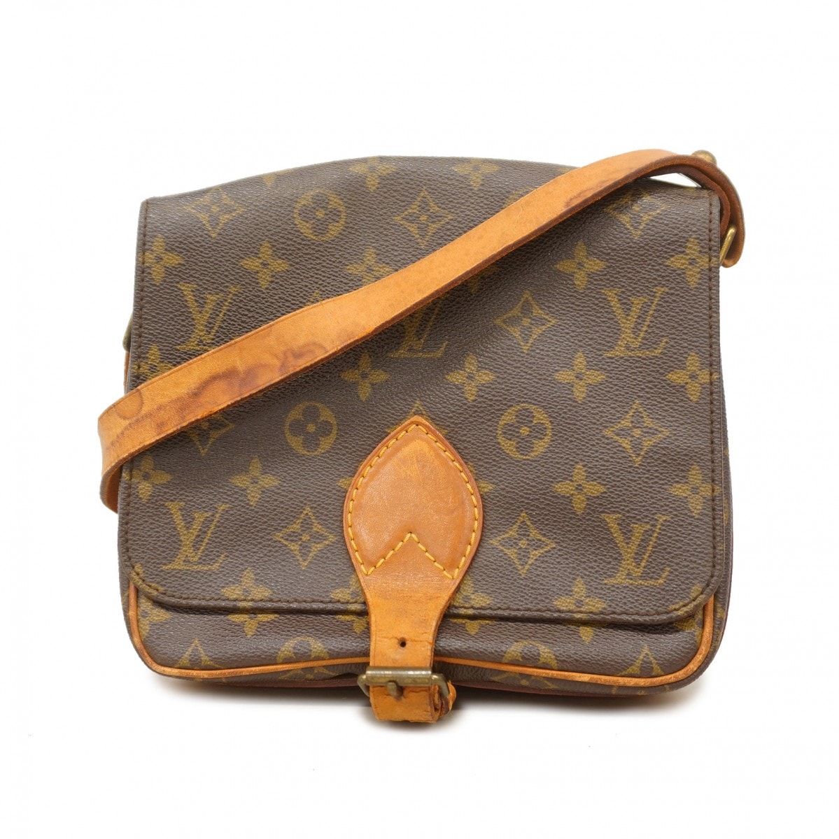 【6db1138】ルイヴィトン ショルダーバッグ モノグラム カルトシエールMM M51253 ブラウン【中古】レディース