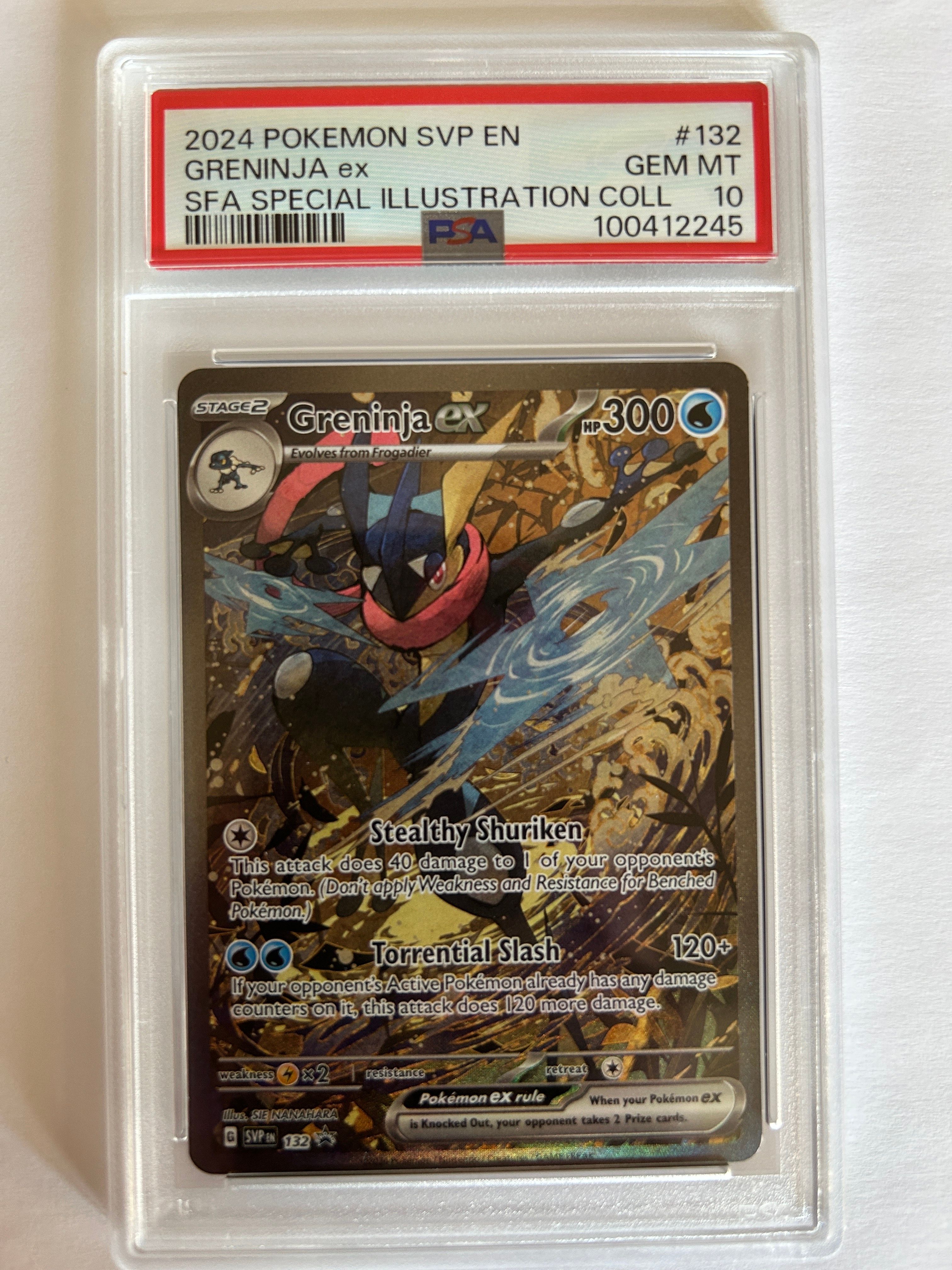 ゲッコウガex P [SVP EN 132]【英語版】(スカーレット&バイオレット「シュラウデッドフェイブル ゲッコウガex スペシャルイラストレーション コレクション」)