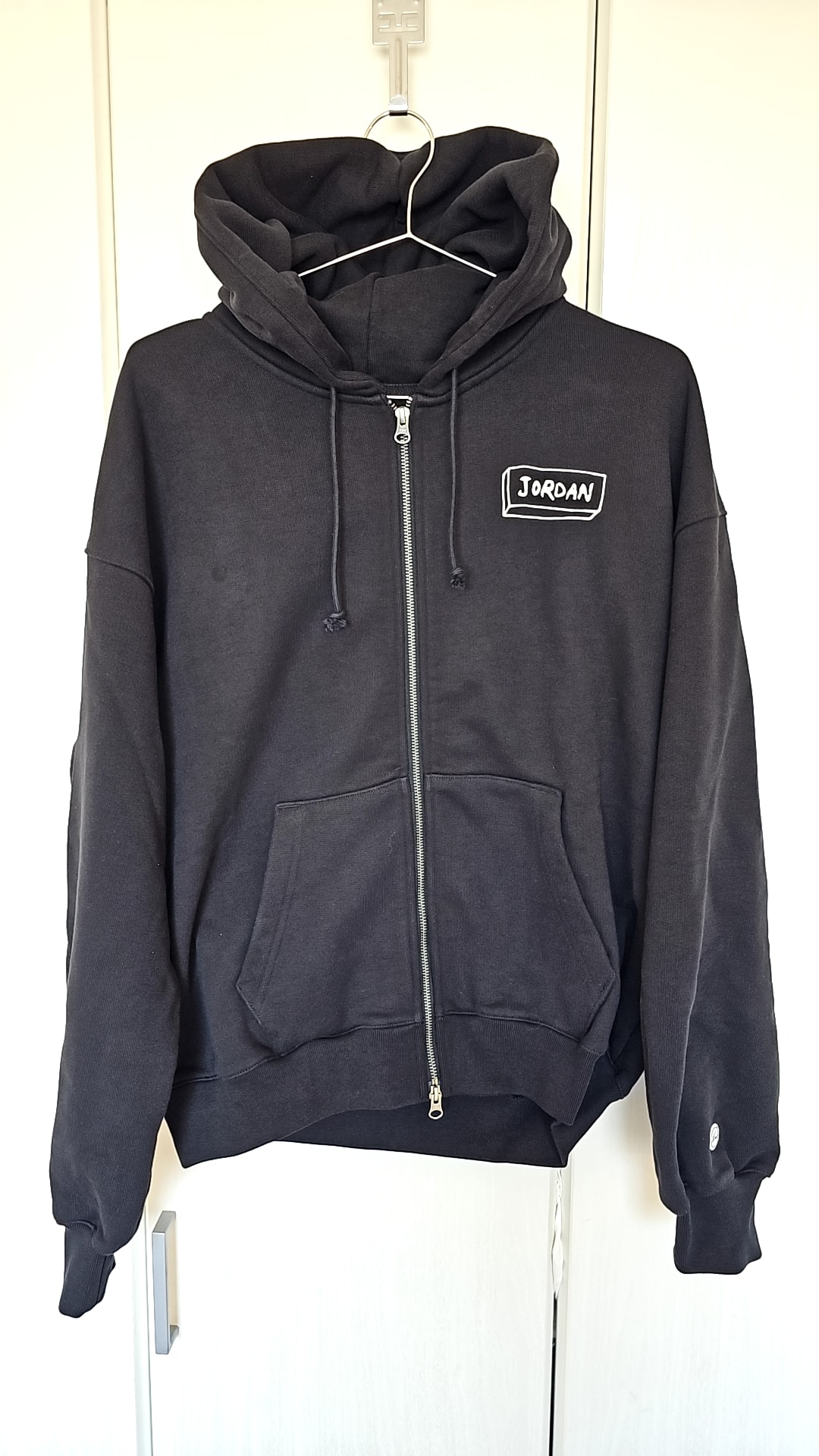 ナイキ ジョーダン x フラグメント x ユニオン ジップフーディー "ブラック"