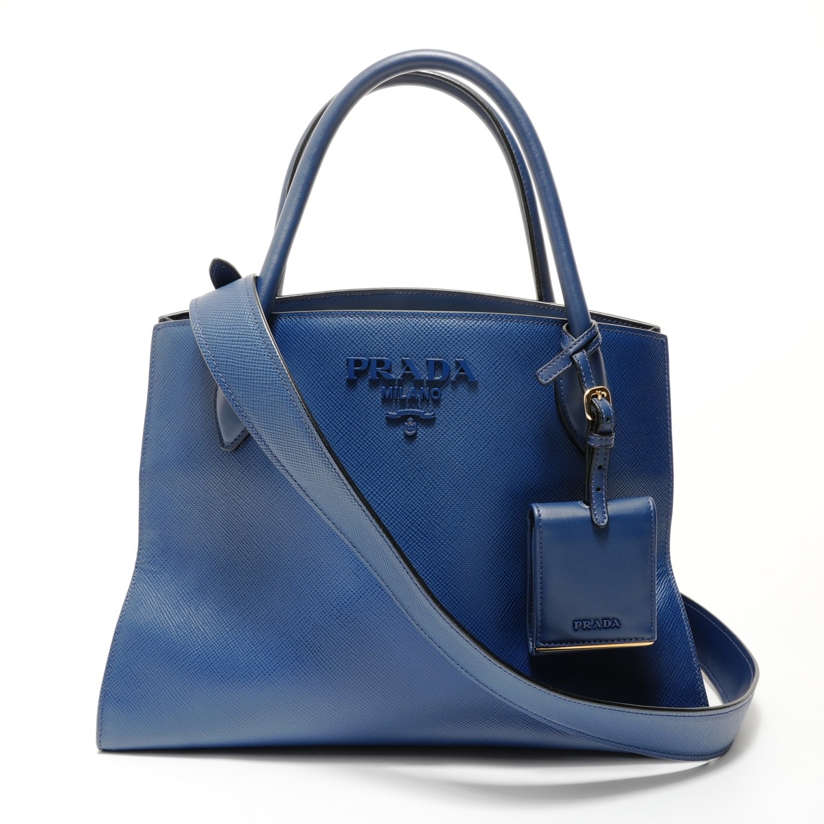 プラダ PRADA サフィアーノ 2WAY トートバッグ ハンドバッグ【中古】