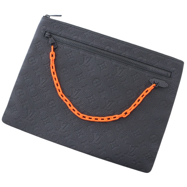 Louis Vuitton Pochette A4 Taurillon Monogram "Noir"