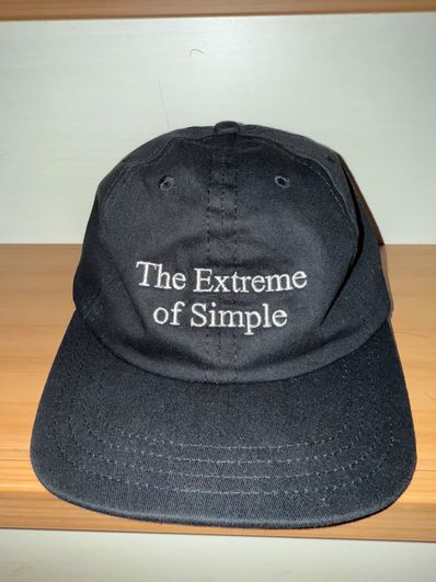 ENNOY Cotton Cap (The Extreme of Simple Logo) "Black" (24SS)