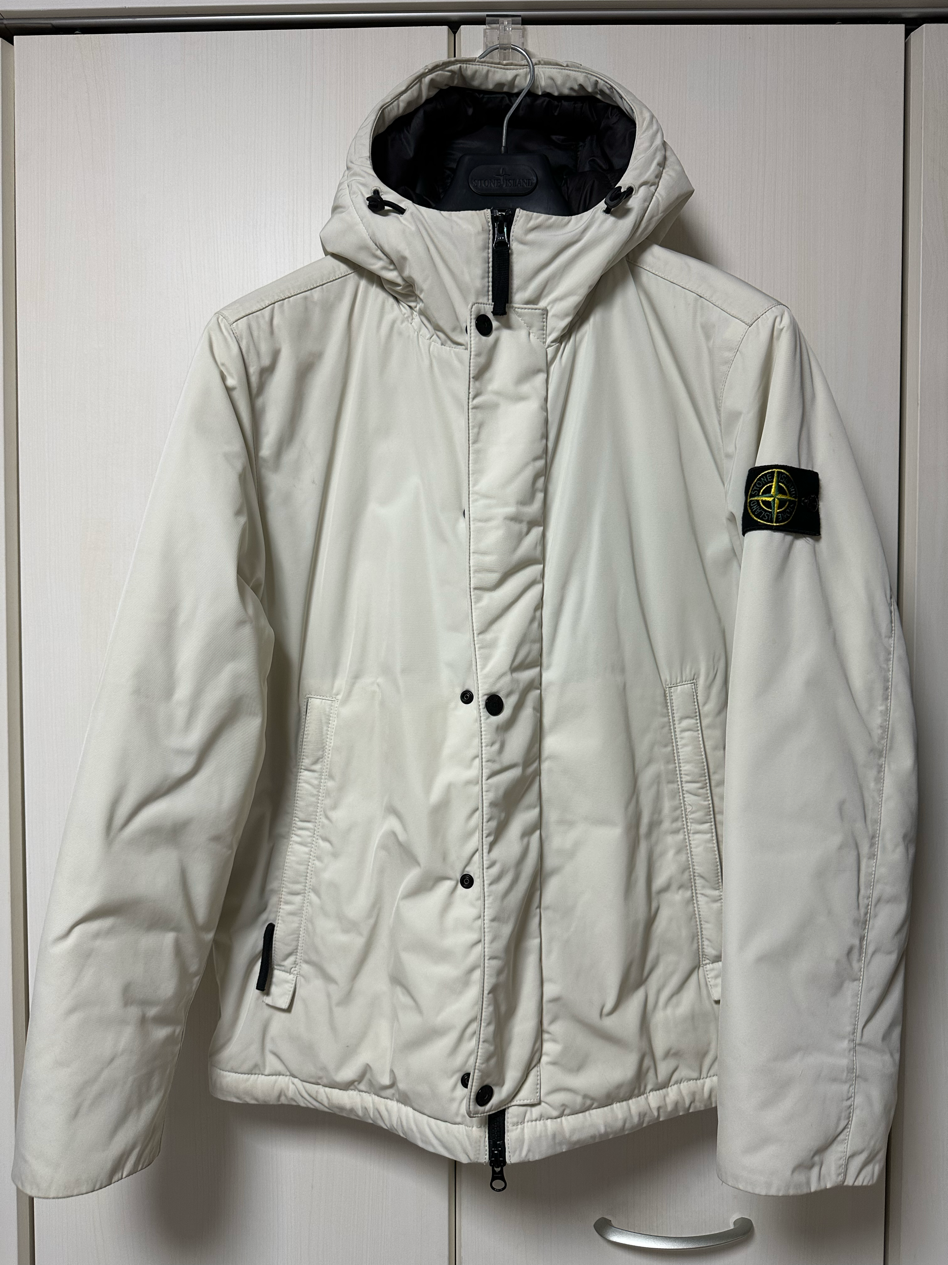 Stone Island Micro Twill With Primaloft Insulation Technology Jacket "White" 811543426