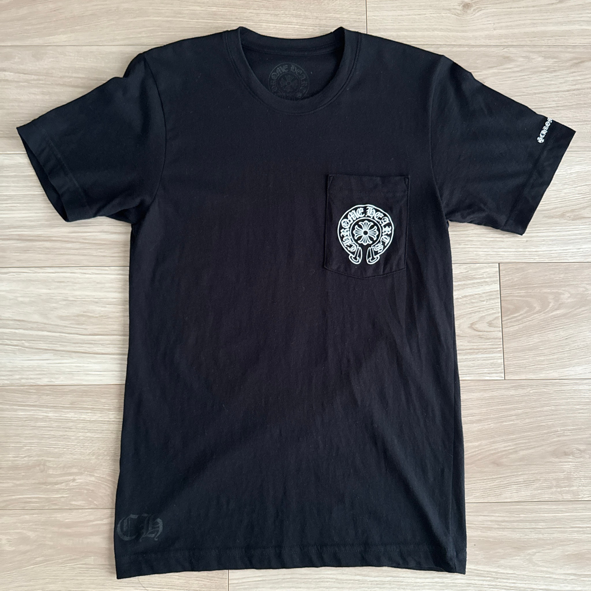 Chrome Hearts Horse Shoe Logo Pocket T-Shirt "Black"