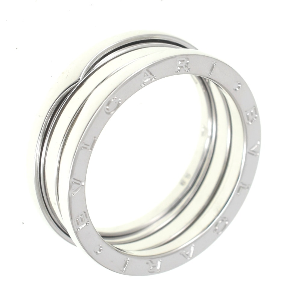 ブルガリ BVLGARI B-Zero1 リング サイズ65/JP25 K18WG メンズ 箱付き S#139634