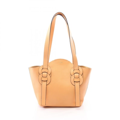クロエ Chloe DARRYL ダリル トートバッグ バッグ レザー レディース ベージュ系 【中古】