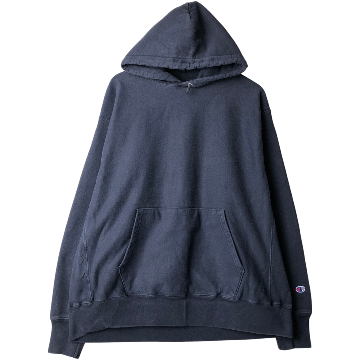 古着 チャンピオン Champion REVERSE WEAVE リバースウィーブ 無地 ブランクスウェットシャツ パーカー メンズXL相当/eaa645457