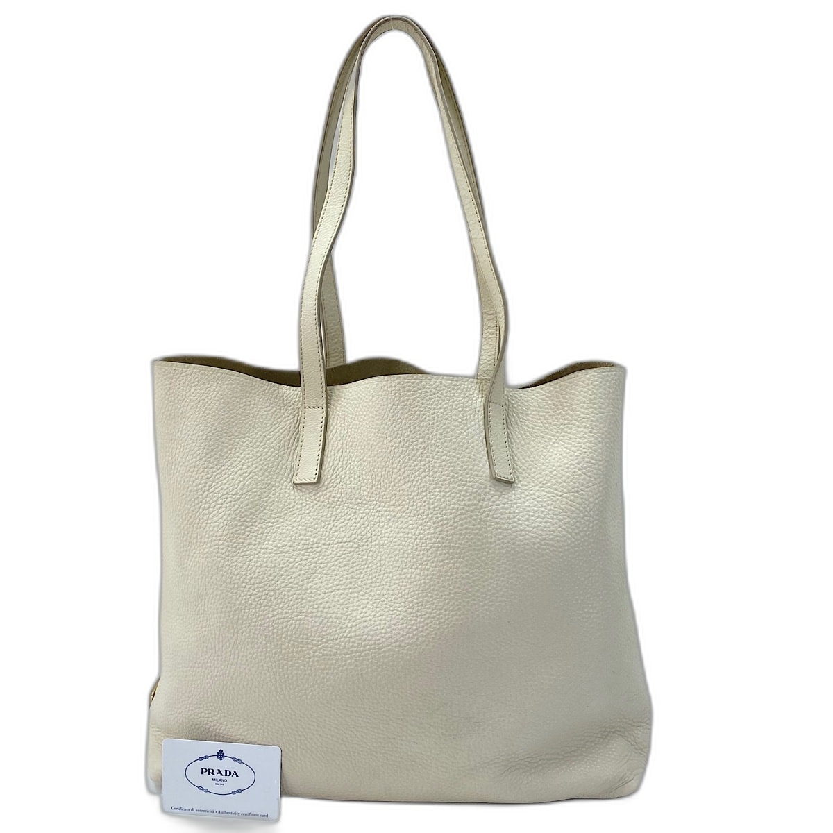 プラダ PRADA トートバッグ レザー【中古】