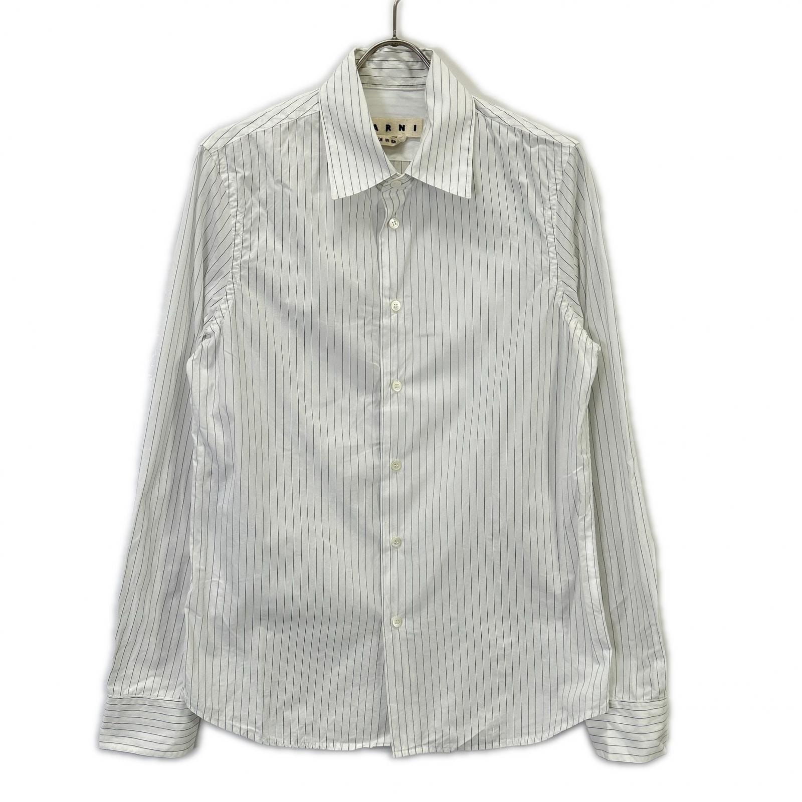 マルニ 【国内正規】CUMU0024A0 ストライプ 長袖シャツ 46