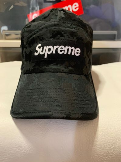 Supreme Military Camp Cap "Black Prym1 Camo" (22SS)
