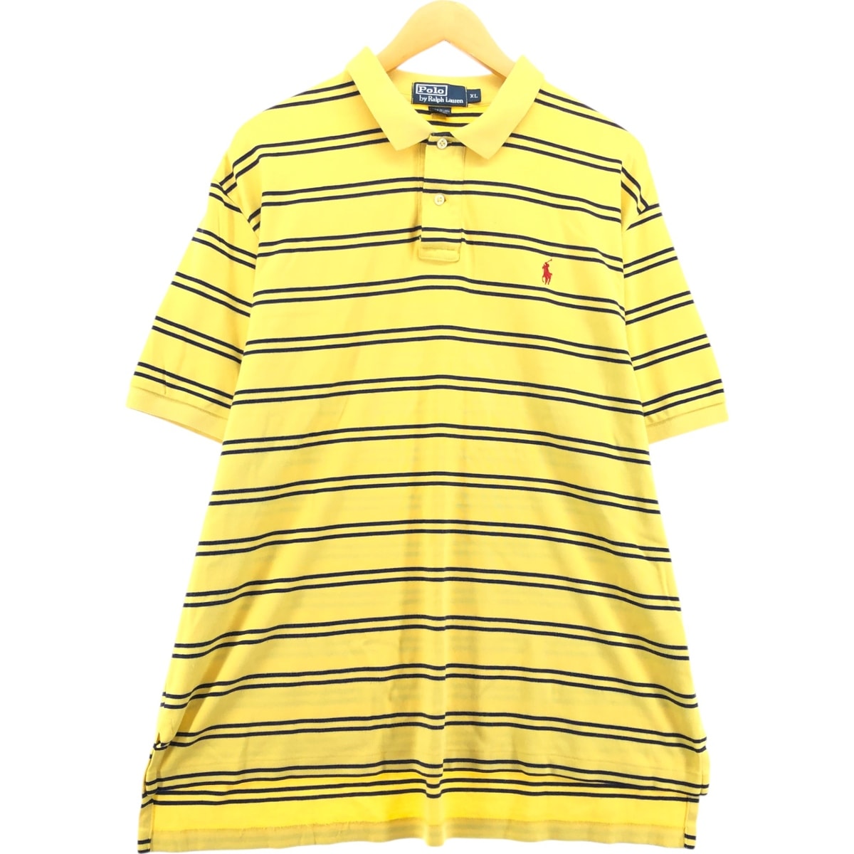 古着 ラルフローレン Ralph Lauren POLO by Ralph Lauren 半袖 ボーダー ポロシャツ メンズXL相当/eaa548496