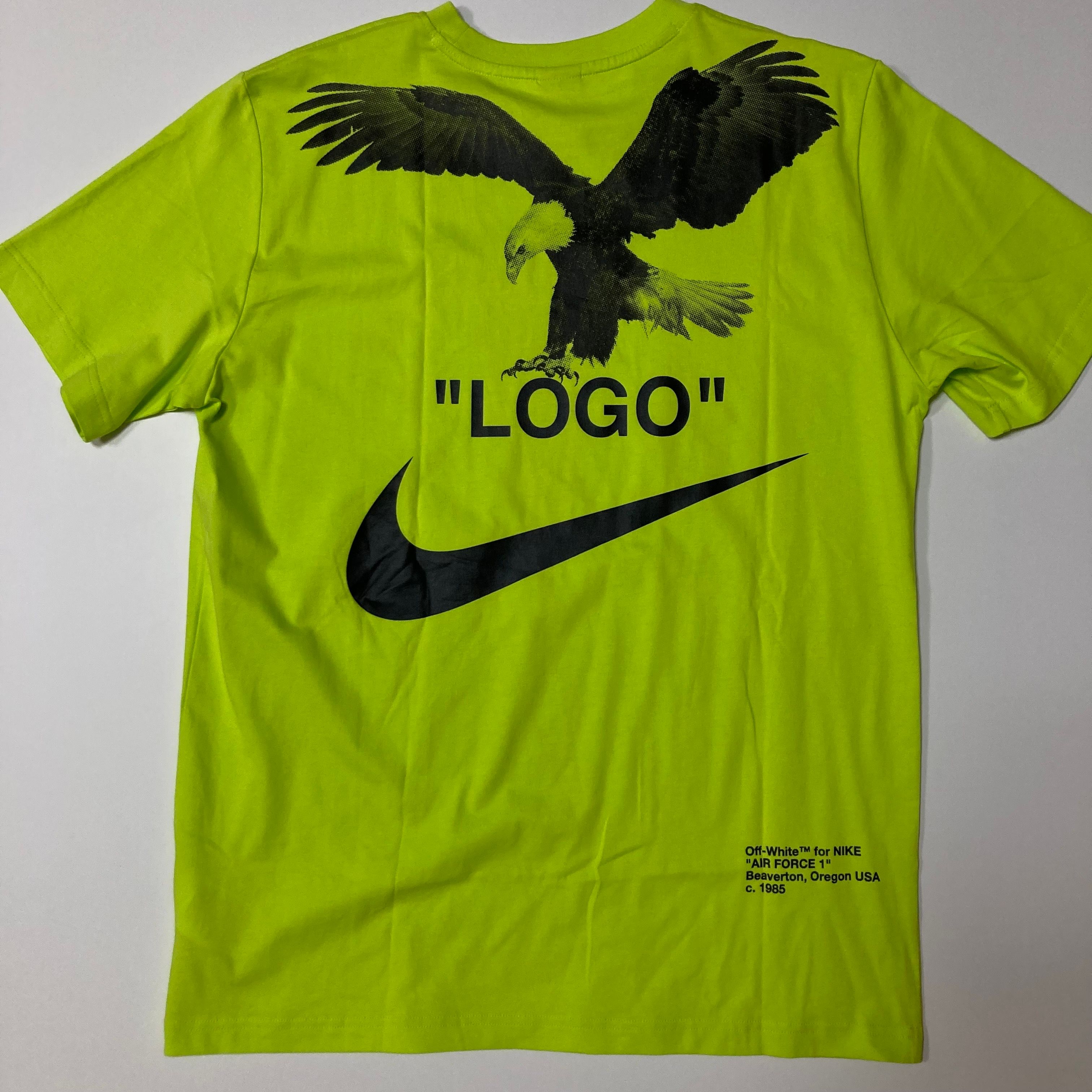 OFF-WHITE / Nike NRG A6 Tee "Lime Green"