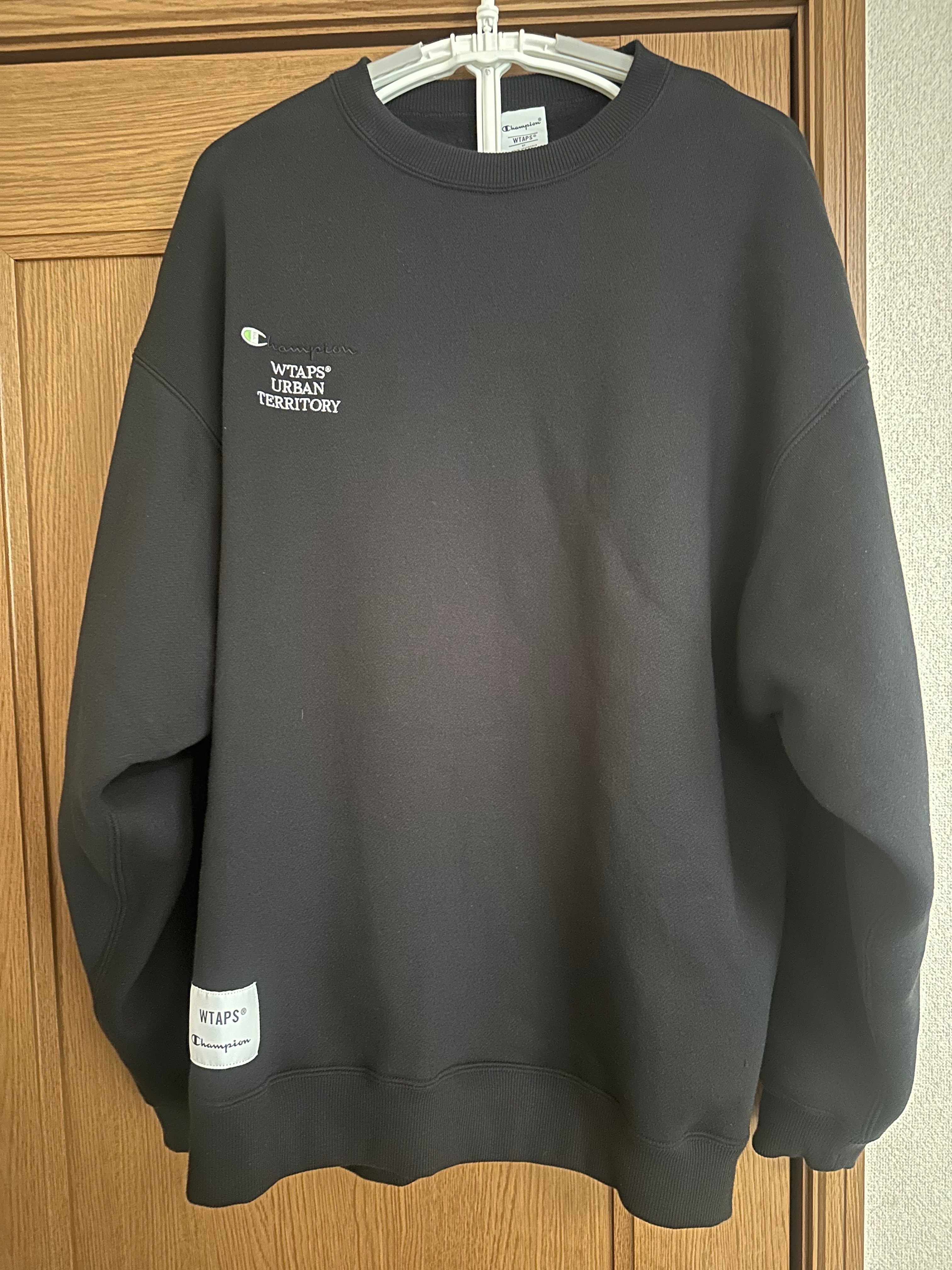 ダブルタップス x チャンピオン アカデミー クルーネック 222HBCHD-CSM03S "ブラック"