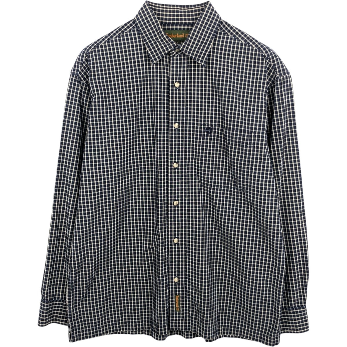 古着 90~00年代 ティンバーランド Timberland 長袖 コットンチェックシャツ メンズM相当 ヴィンテージ/eaa478142