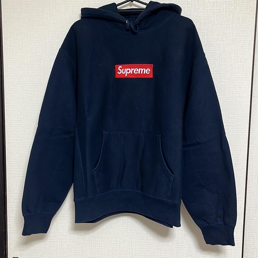 Supreme Box Logo Hooded Sweatshirt "Navy" (24FW)