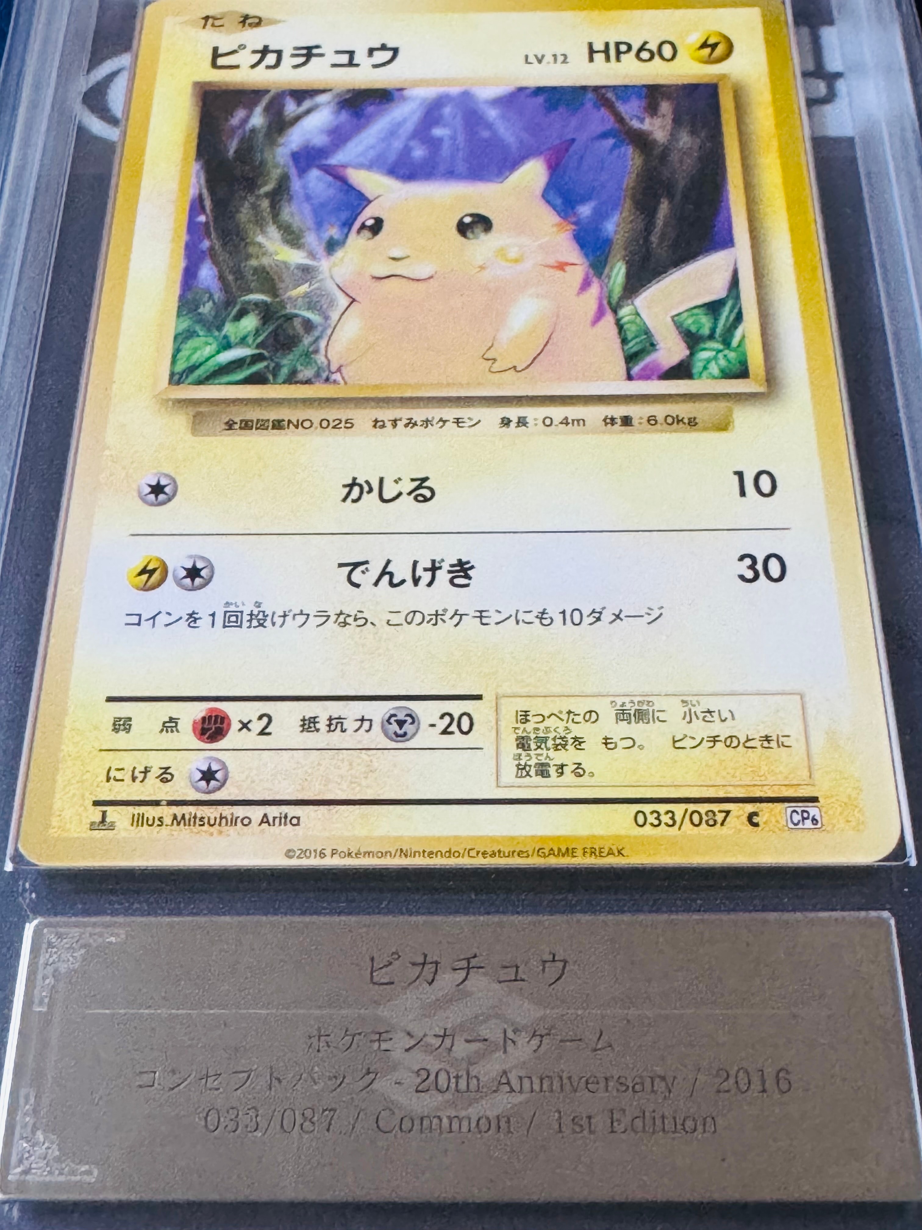 ピカチュウ C :1ED [CP6 033/087](コンセプトパック「ポケットモンスターカードゲーム 拡張パック 20th Anniversary」)