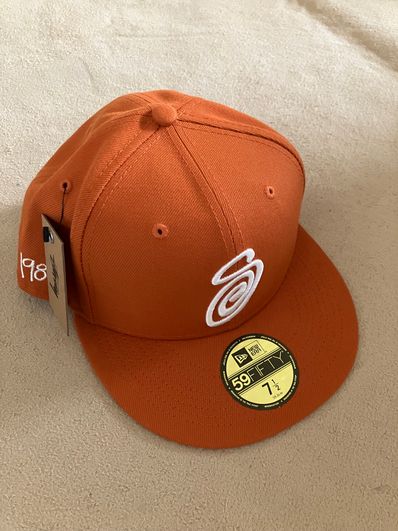 Stussy CURLY S NEW ERA CAP "White"