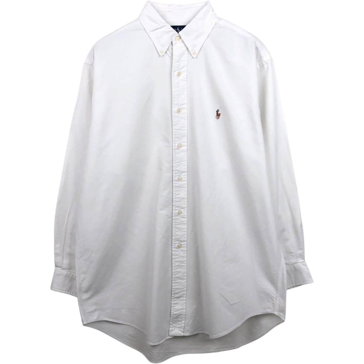 古着 ラルフローレン Ralph Lauren YARMOUTH 長袖 ボタンダウンシャツ メンズL相当/eaa676945