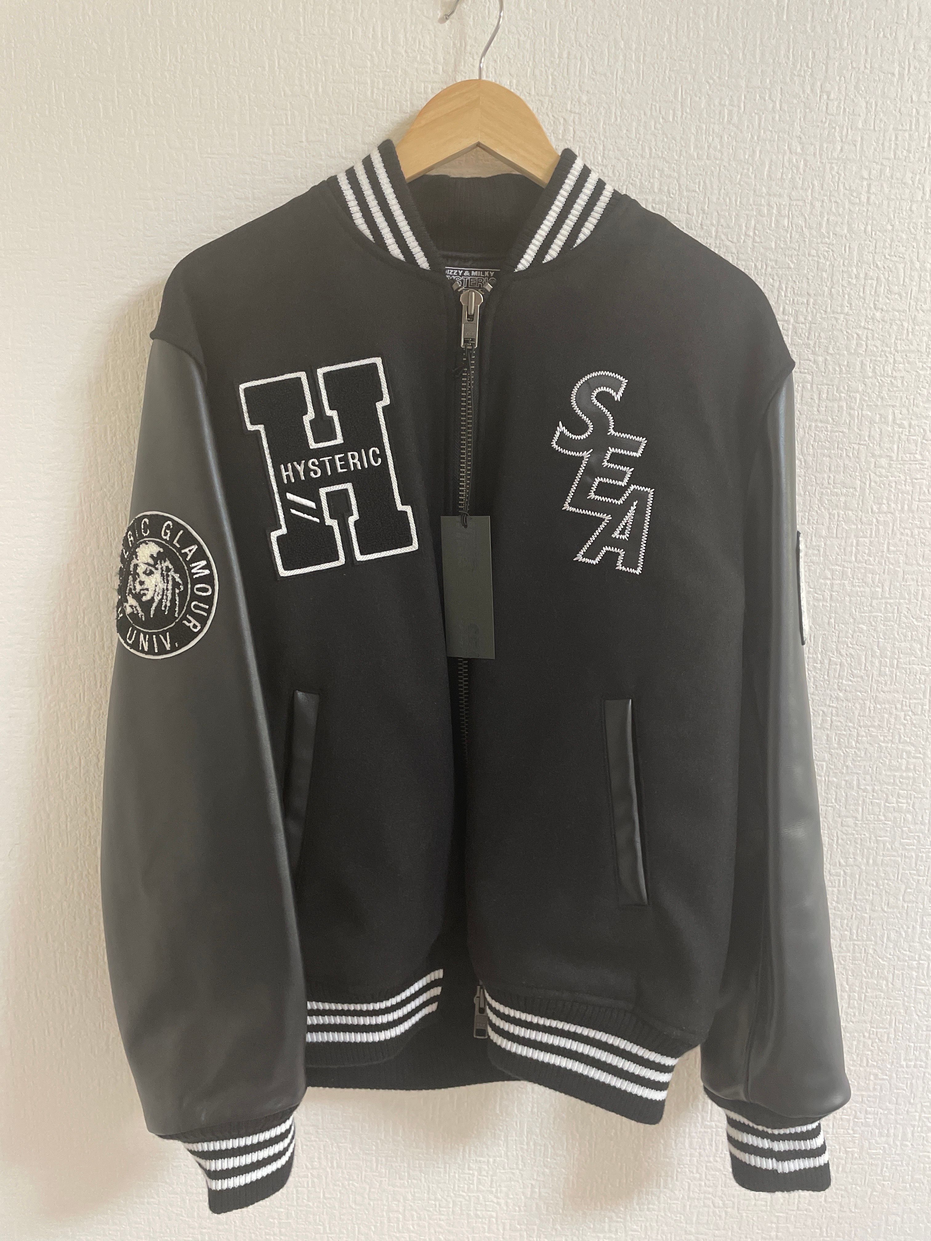 WIND AND SEA x HYSTERIC GLAMOUR Stadium Jumper "Black"