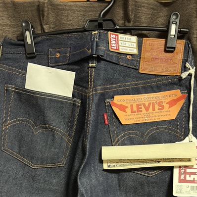 LEVI'S Vintage Clothing 501XX 1937 JEANS "Organic Rigid"