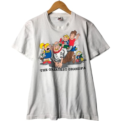 古着 80年代 フルーツオブザルーム FRUIT OF THE LOOM プリントTシャツ USA製 メンズM相当 ヴィンテージ/eaa581614