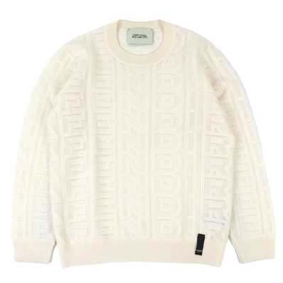 極美品 フェンディ×マークジェイコブス ニット 48 FZX131 AMBX