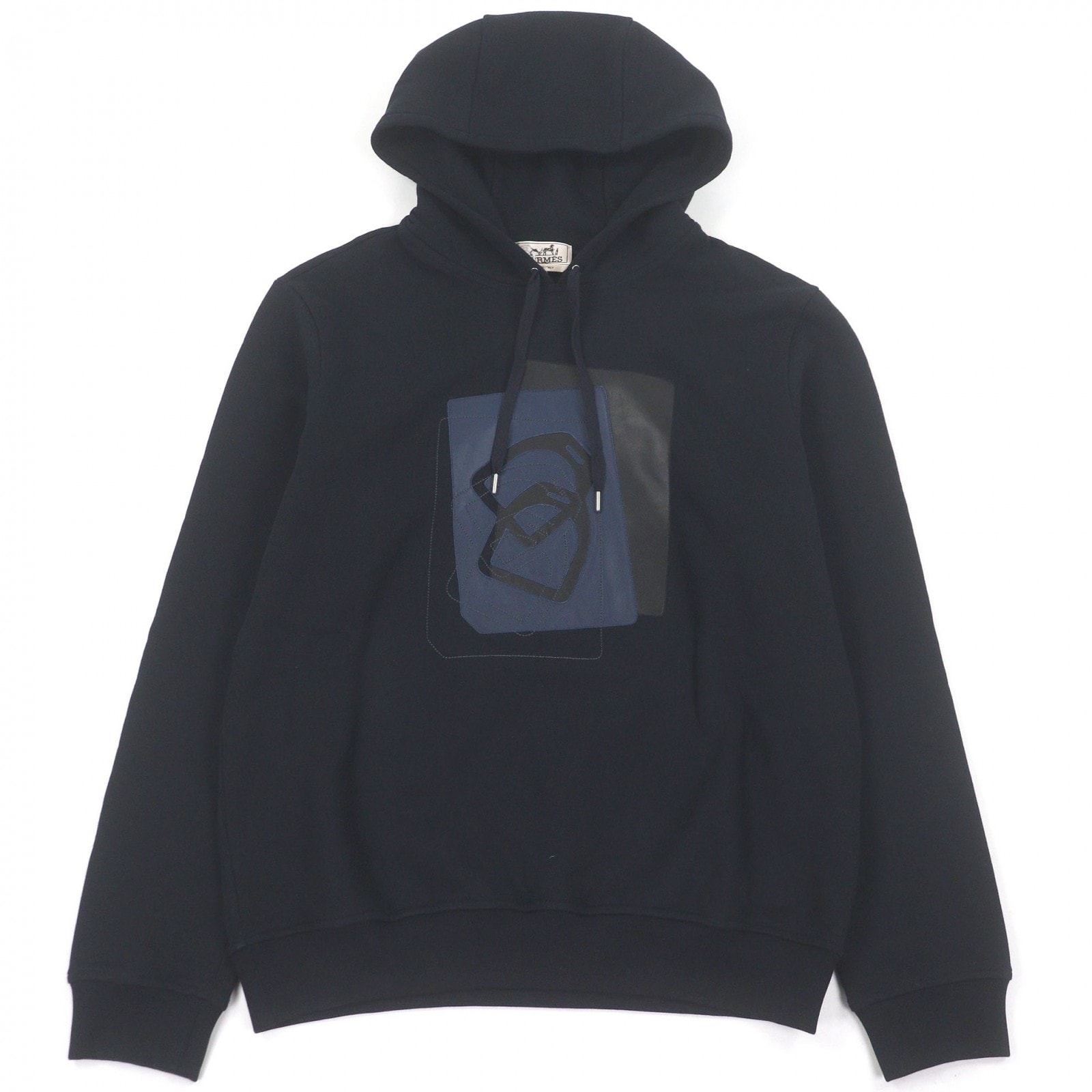 未使用品 エルメス パーカー ダークネイビー メンズ M