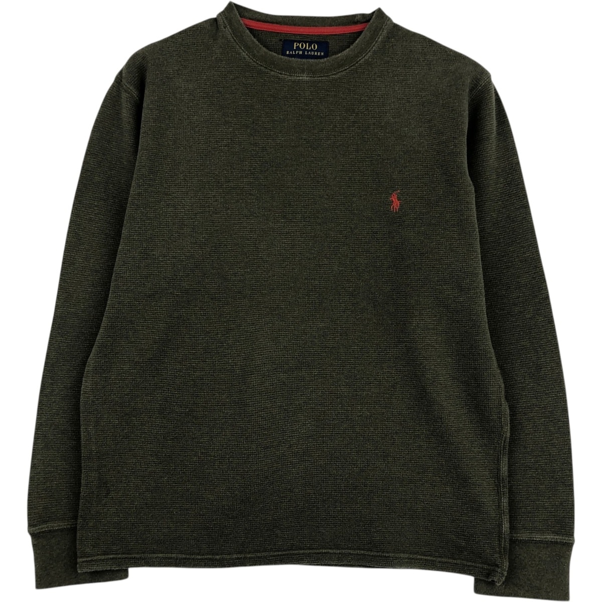 古着 ラルフローレン Ralph Lauren POLO RALPH LAUREN サーマルロンT ワッフル メンズM相当/eaa632199